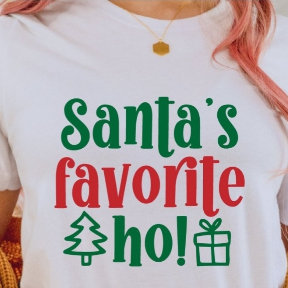 Santa Favorite Ho tshirt Tee